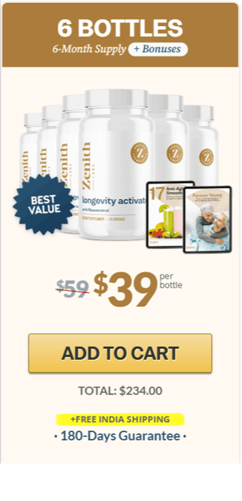 Longevity Activator Price