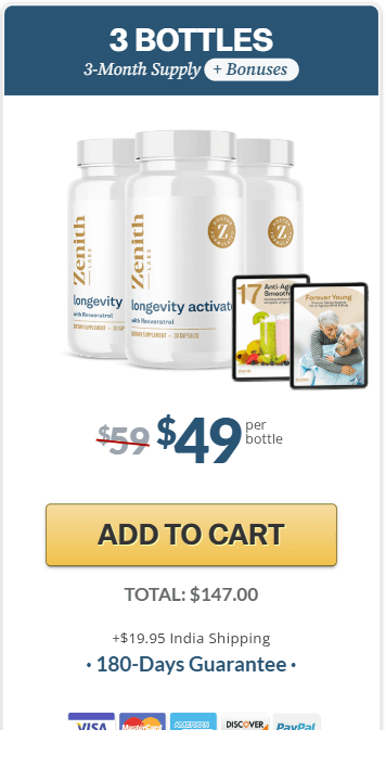 Longevity Activator Price